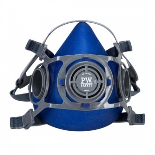 Portwest P410 - Auckland Half Mask with Dual Screw In Filter